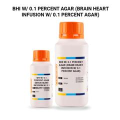 Bhi W/ 0.1 Percent Agar (Brain Heart Infusion W/ 0.1 Percent Agar)